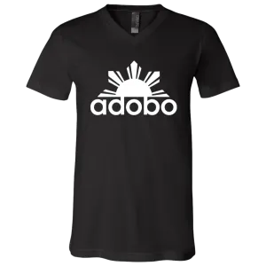Adobo Half Sun Unisex Jersey V-Neck T-Shirt
