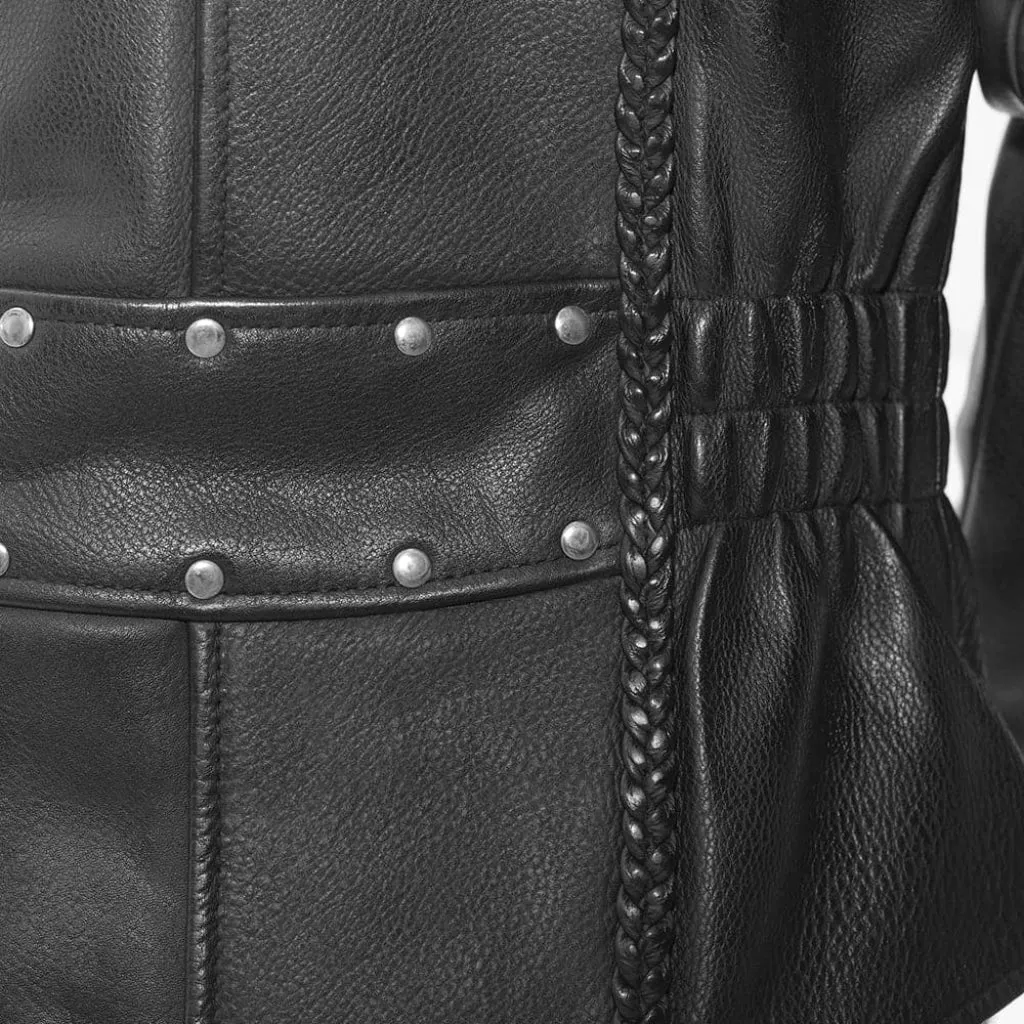 Allure Women's Motorcycle Leather Jacket - Extreme Biker Leather