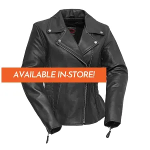 Allure Women's Motorcycle Leather Jacket - Extreme Biker Leather