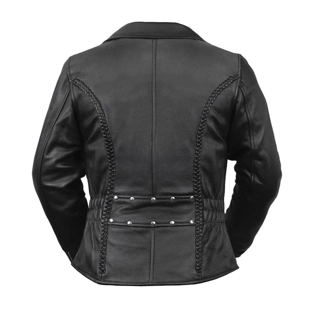 Allure Women's Motorcycle Leather Jacket - Extreme Biker Leather