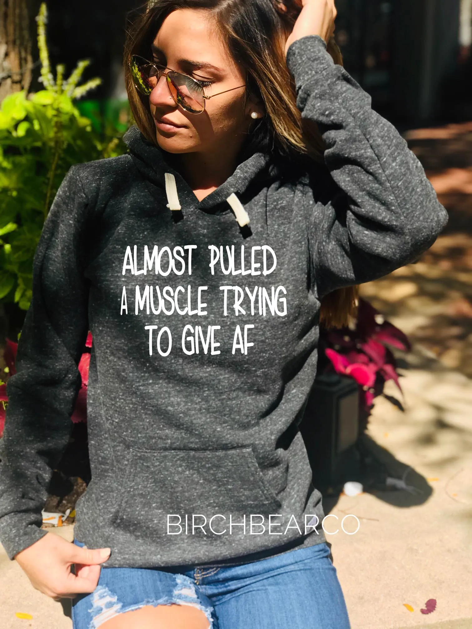 Almost Pulled A Muscle Trying To Give AF Hoodie Shirt