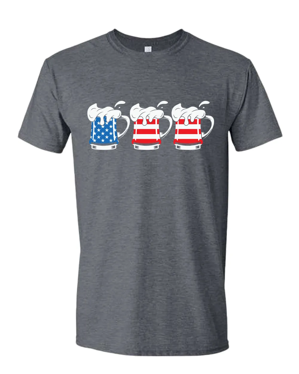 American pride beer mug t-shirt