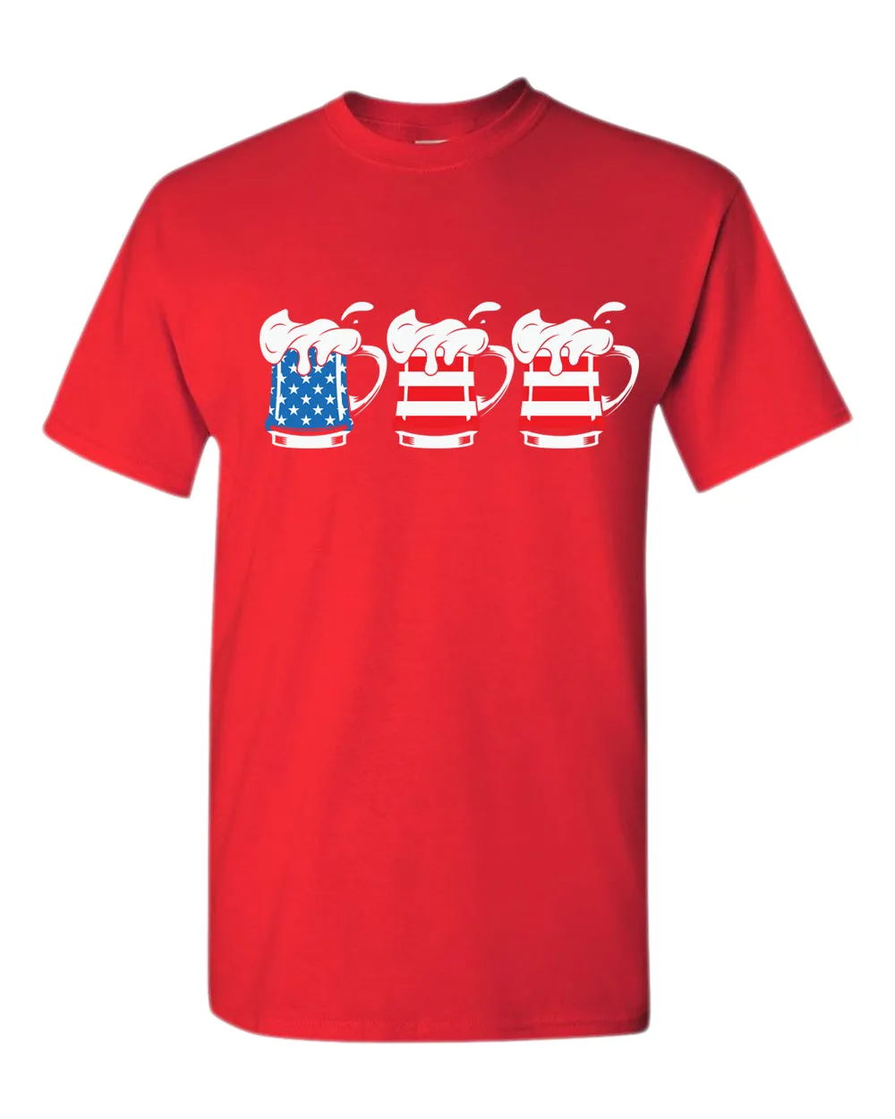 American pride beer mug t-shirt
