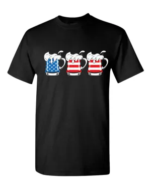 American pride beer mug t-shirt