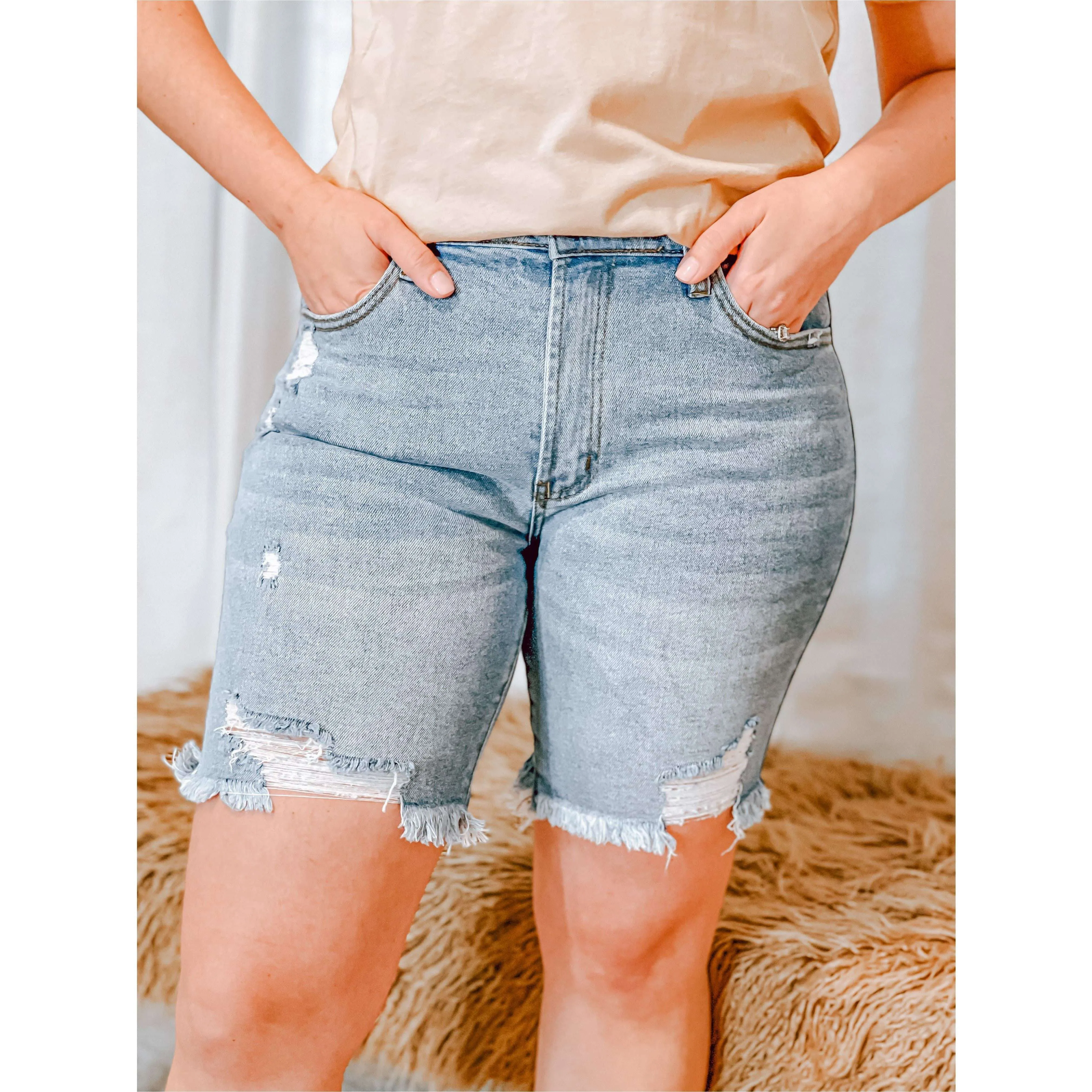 Anne Denim Shorts