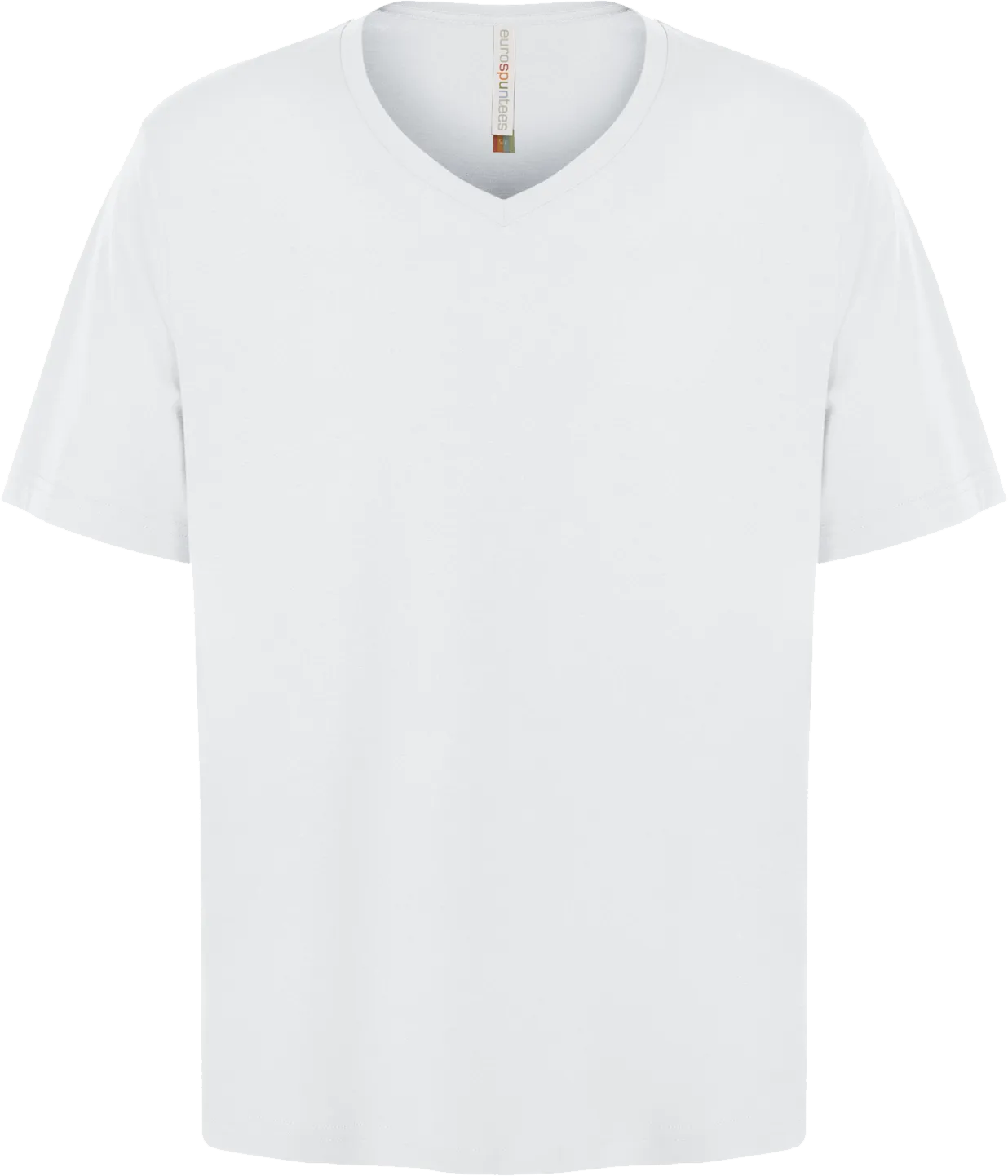 ATC™ EUROSPUN® Ring Spun V-Neck T-Shirt White