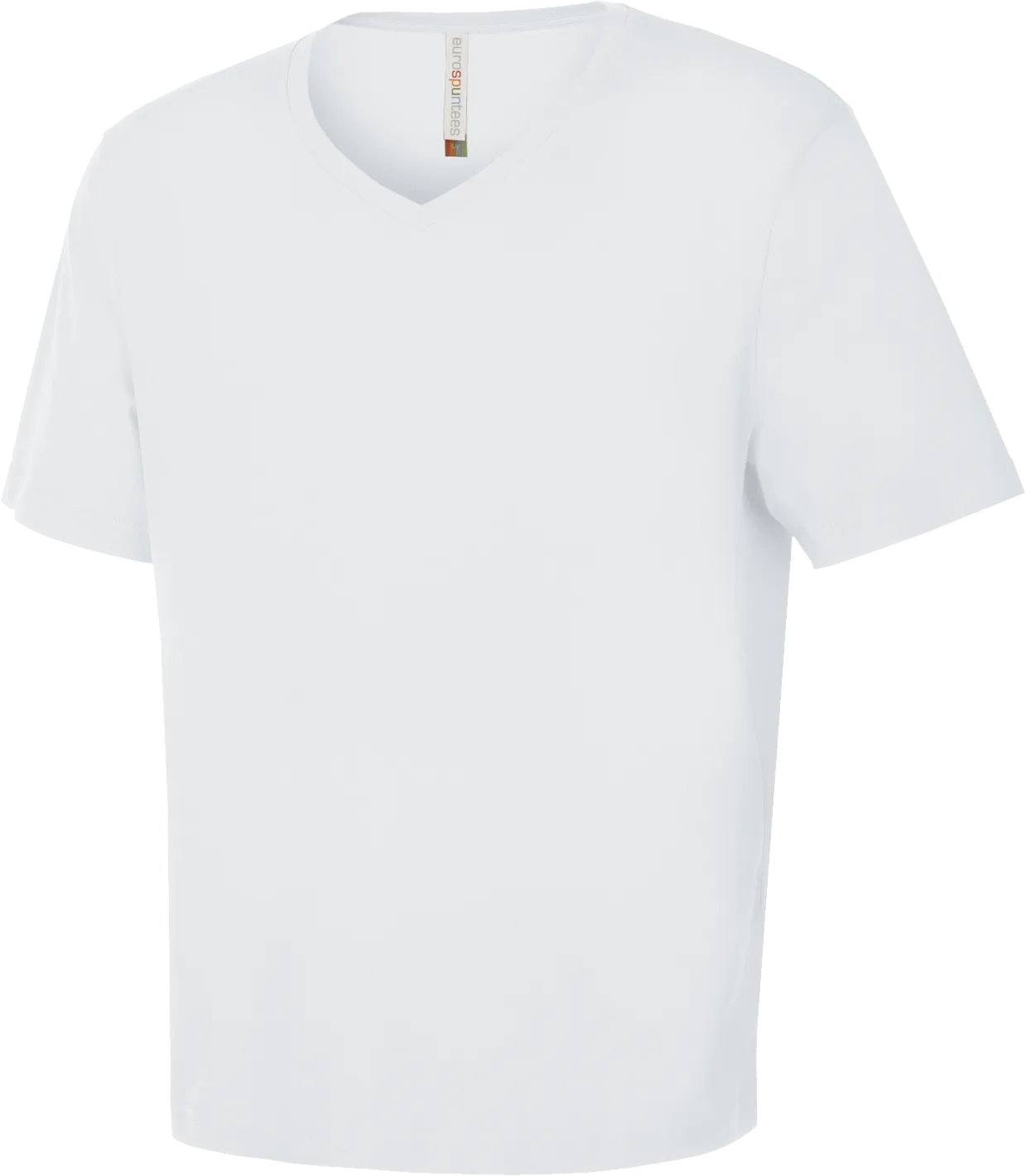 ATC™ EUROSPUN® Ring Spun V-Neck T-Shirt White