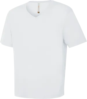 ATC™ EUROSPUN® Ring Spun V-Neck T-Shirt White