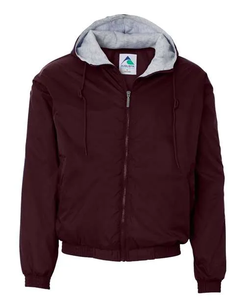 Augusta Sportswear Fleece Lined Hooded Jacket 3280 Plus Size