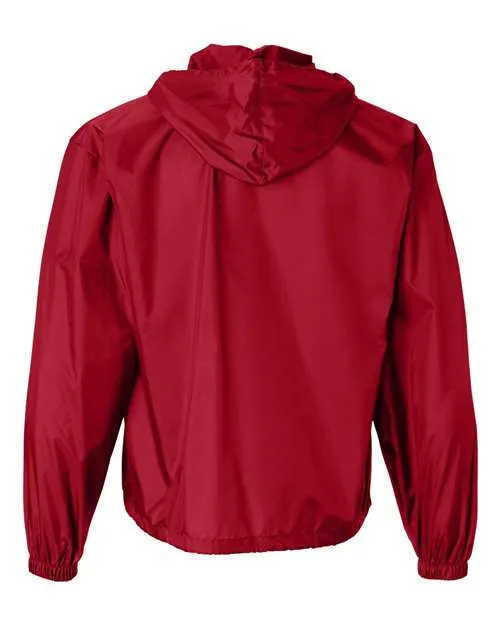 Augusta Sportswear Packable Half-Zip Hooded Pullover Jacket 3130 Plus Size
