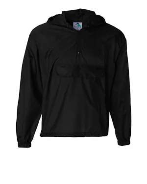 Augusta Sportswear Packable Half-Zip Hooded Pullover Jacket 3130 Plus Size