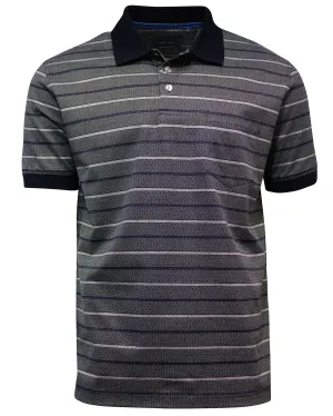 Back Bay Mercerised Cotton Striped Polo