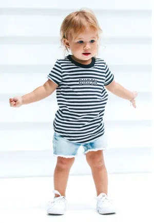 Beau Hudson Tee- BHDSN Stripe- FINAL SALE