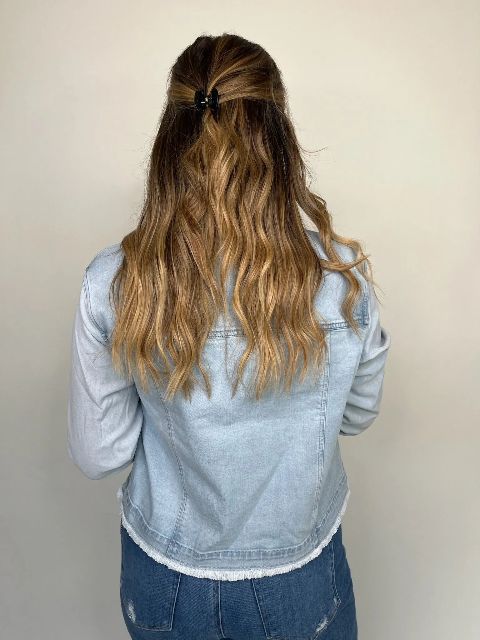 Bella Dahl Coco Fray Mix Denim Jacket