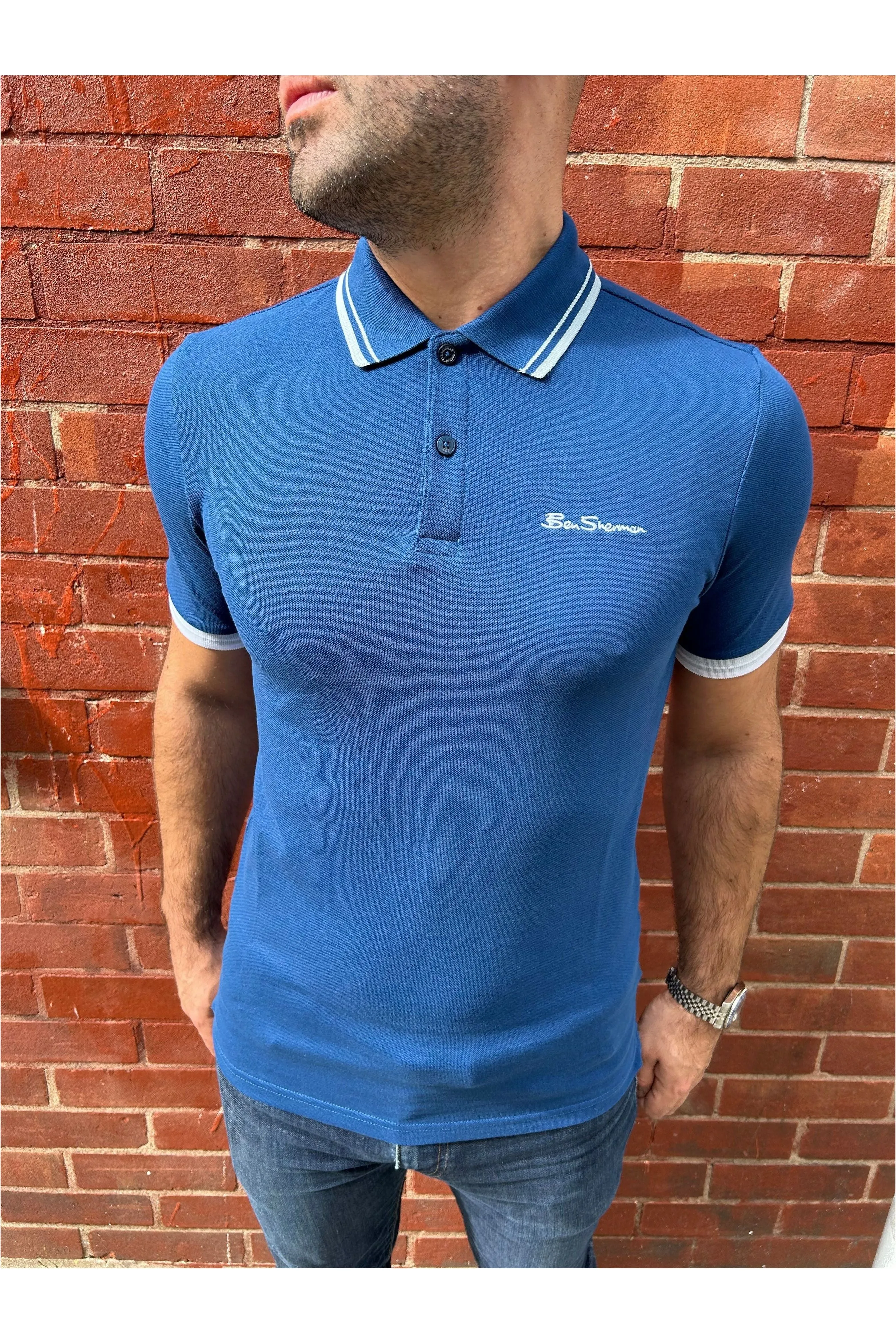 Ben Sherman - Signature Pique Royal Blue - Polo