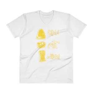 Bengali Lightweight Fashion V-Neck T-Shirt - Muro Peti Lyaja