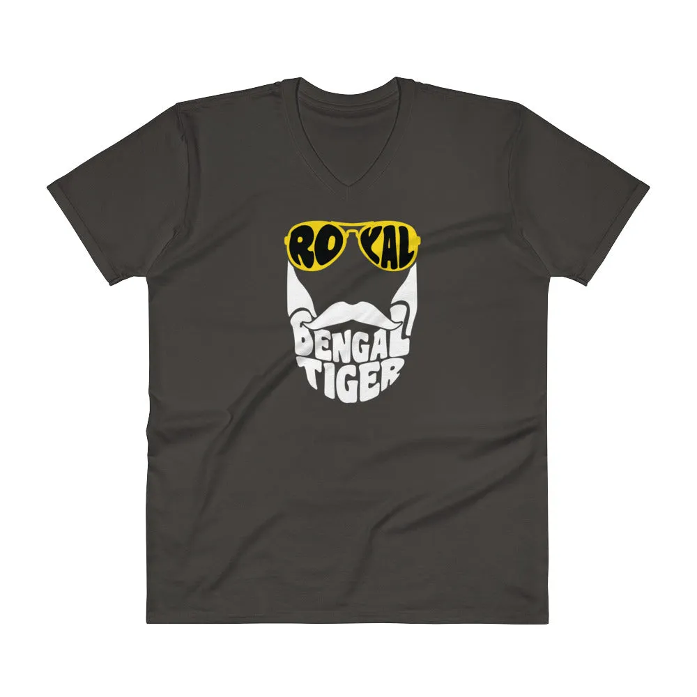 Bengali Lightweight Fashion V-Neck T-Shirt - Royal Bengal Tiger
