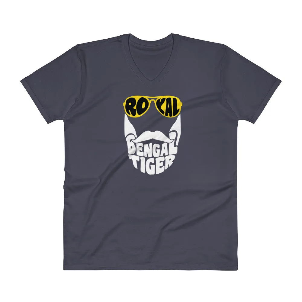 Bengali Lightweight Fashion V-Neck T-Shirt - Royal Bengal Tiger