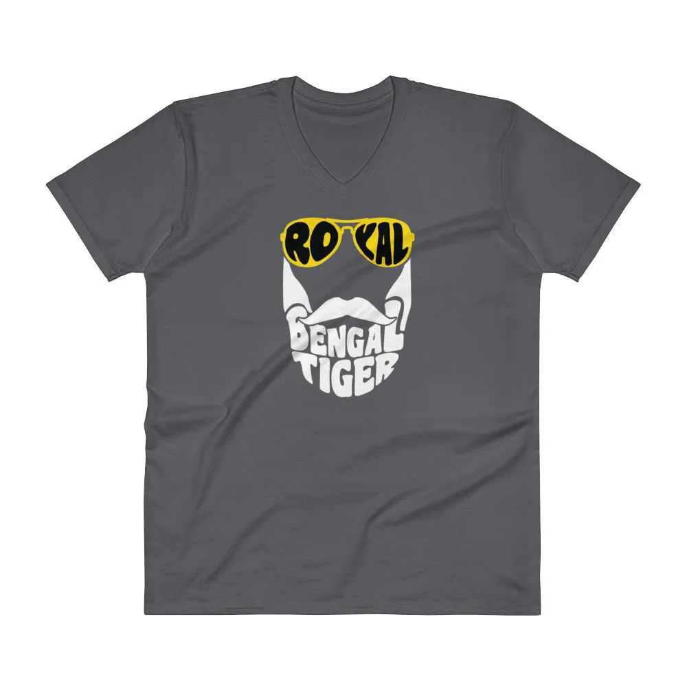 Bengali Lightweight Fashion V-Neck T-Shirt - Royal Bengal Tiger