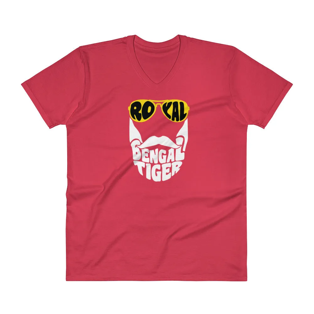 Bengali Lightweight Fashion V-Neck T-Shirt - Royal Bengal Tiger