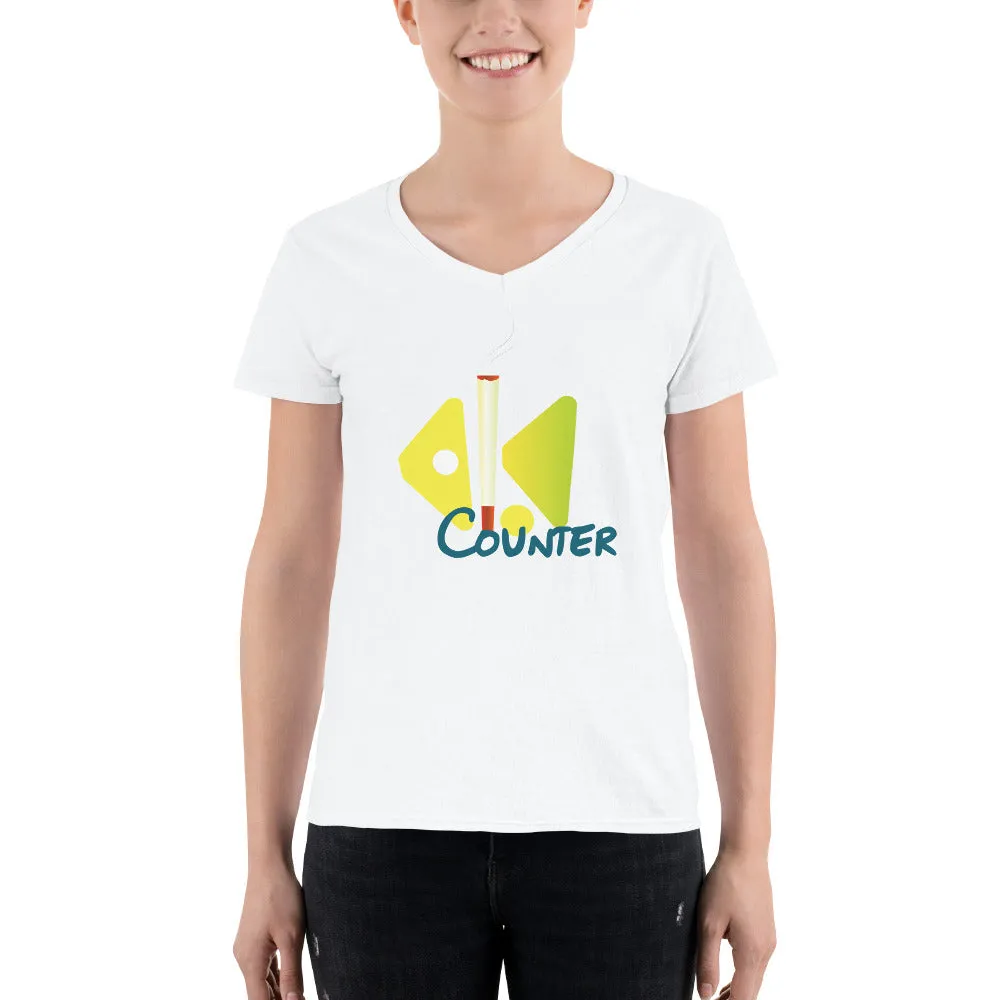 Bengali Lightweight V-Neck T-Shirt - Bar Counter