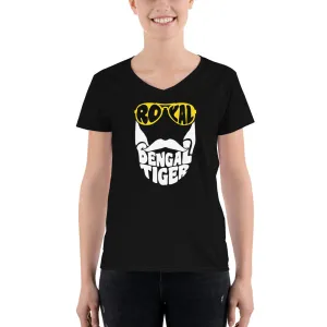 Bengali Lightweight V-Neck T-Shirt - Royal Bengal Tiger