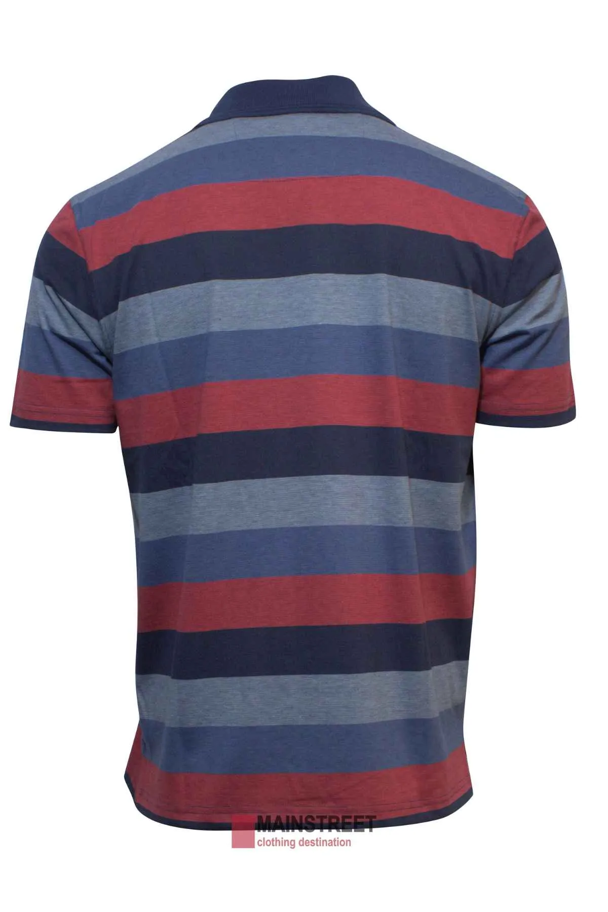 Blue Horizon Striped Polo