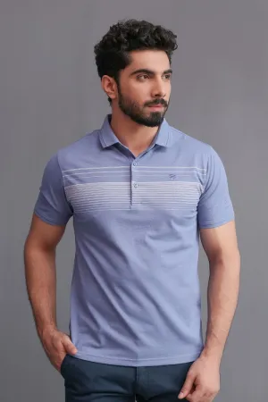 BLUE STRIPED POLO