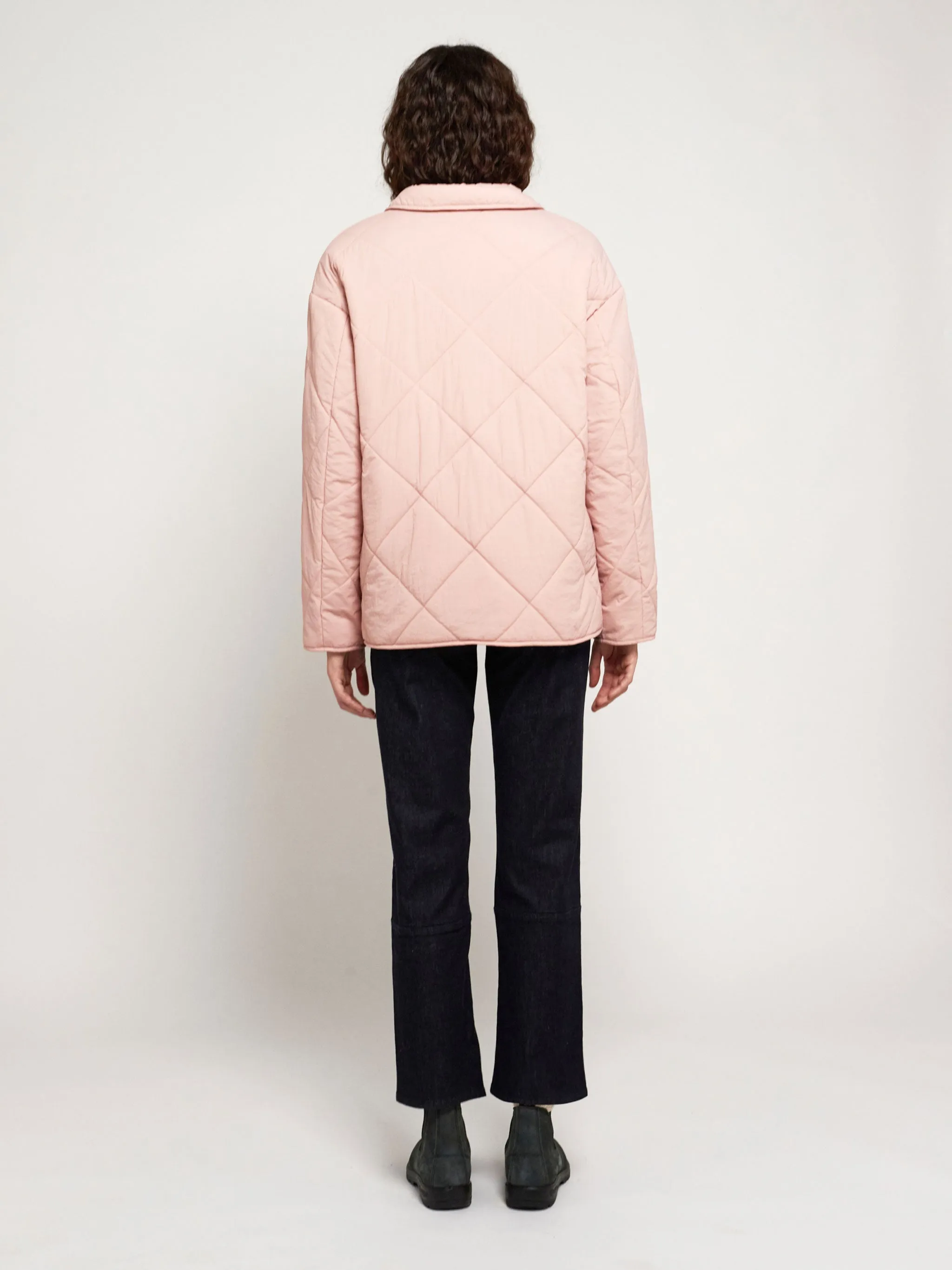 Bobo Choses Color block padded pink oversize jacket