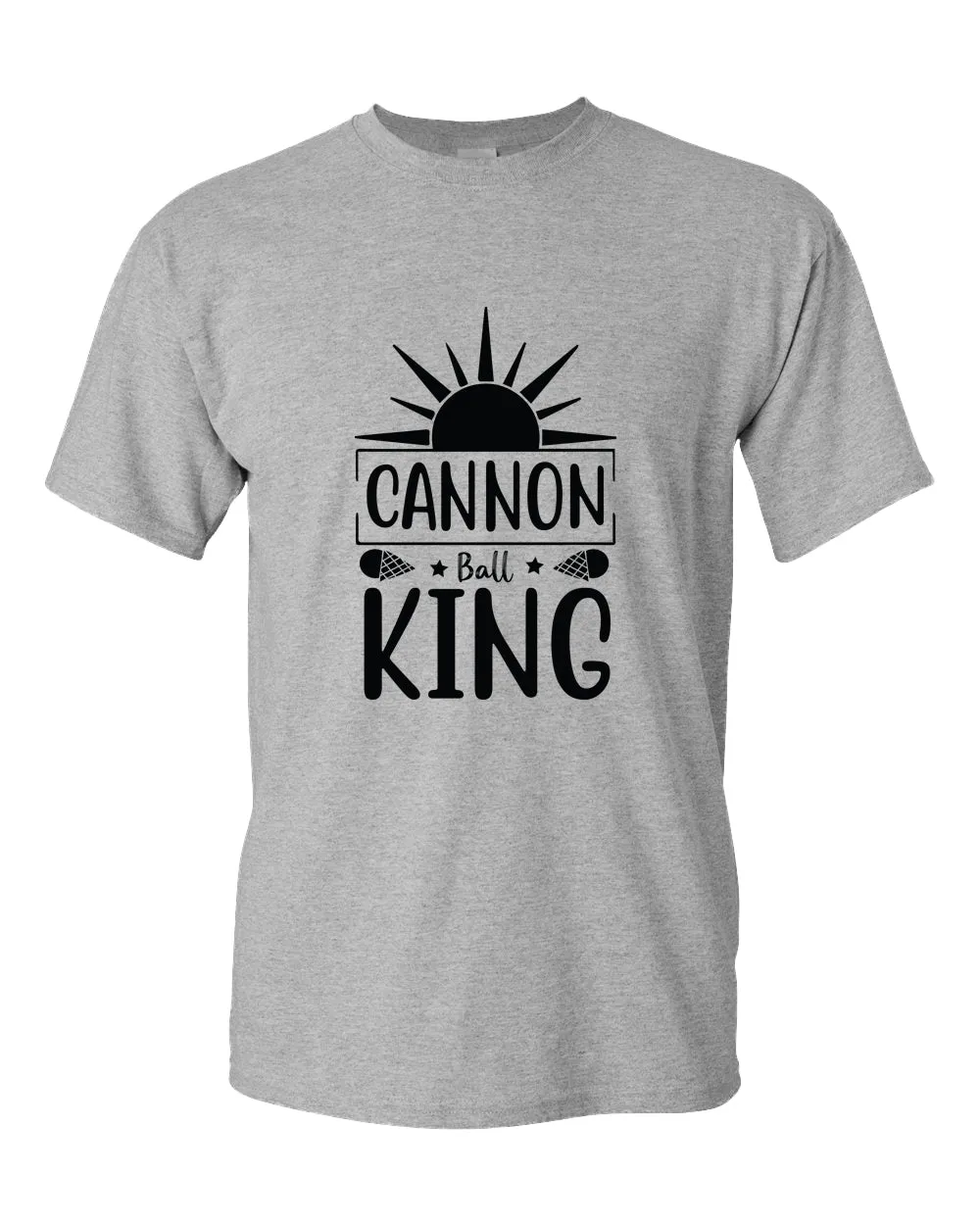 Cannon ball king t-shirt, summer t-shirt, beach party t-shirt