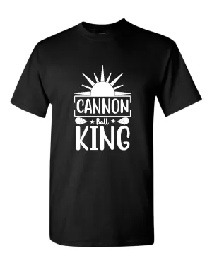 Cannon ball king t-shirt, summer t-shirt, beach party t-shirt
