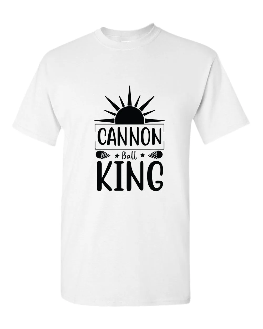 Cannon ball king t-shirt, summer t-shirt, beach party t-shirt