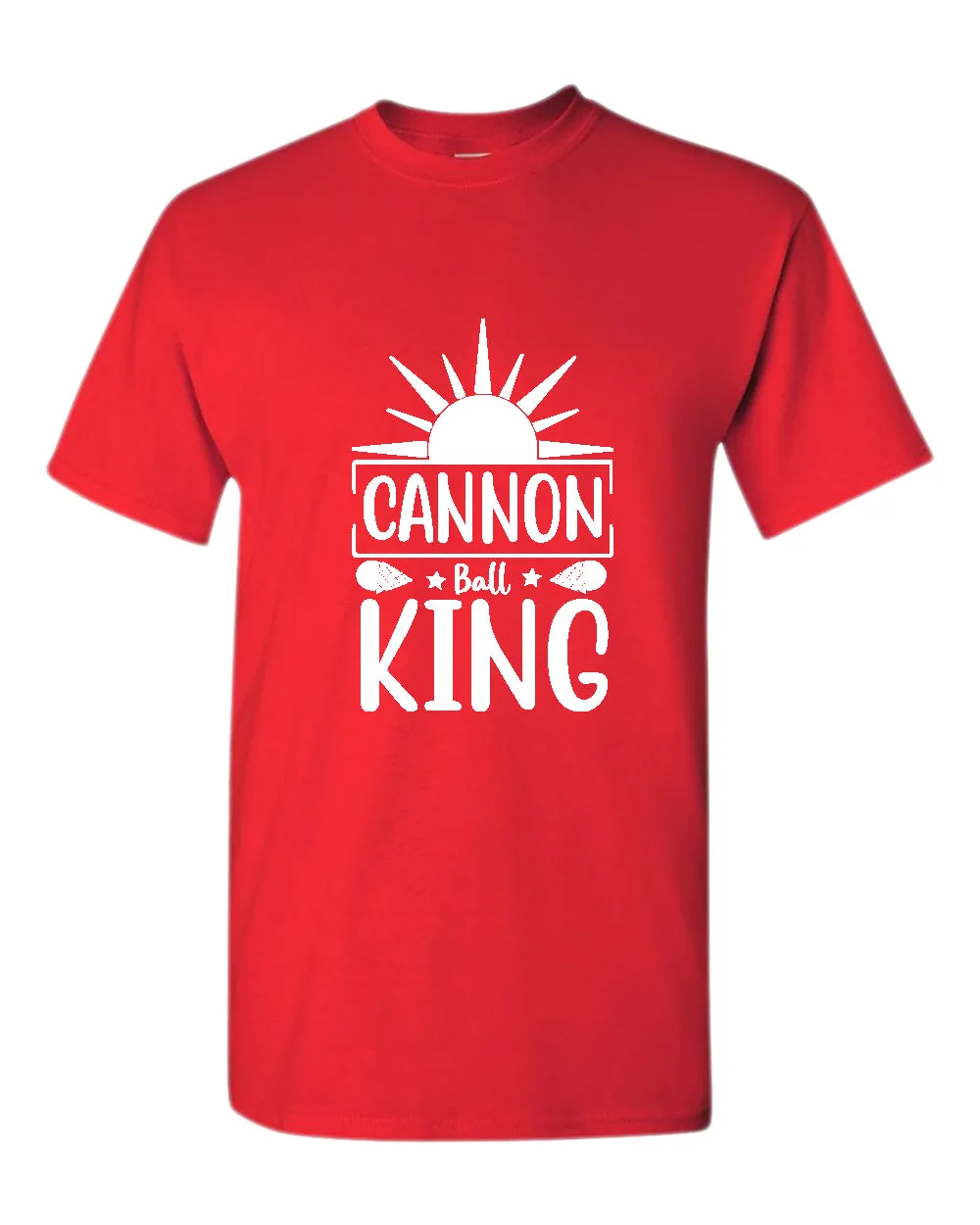 Cannon ball king t-shirt, summer t-shirt, beach party t-shirt
