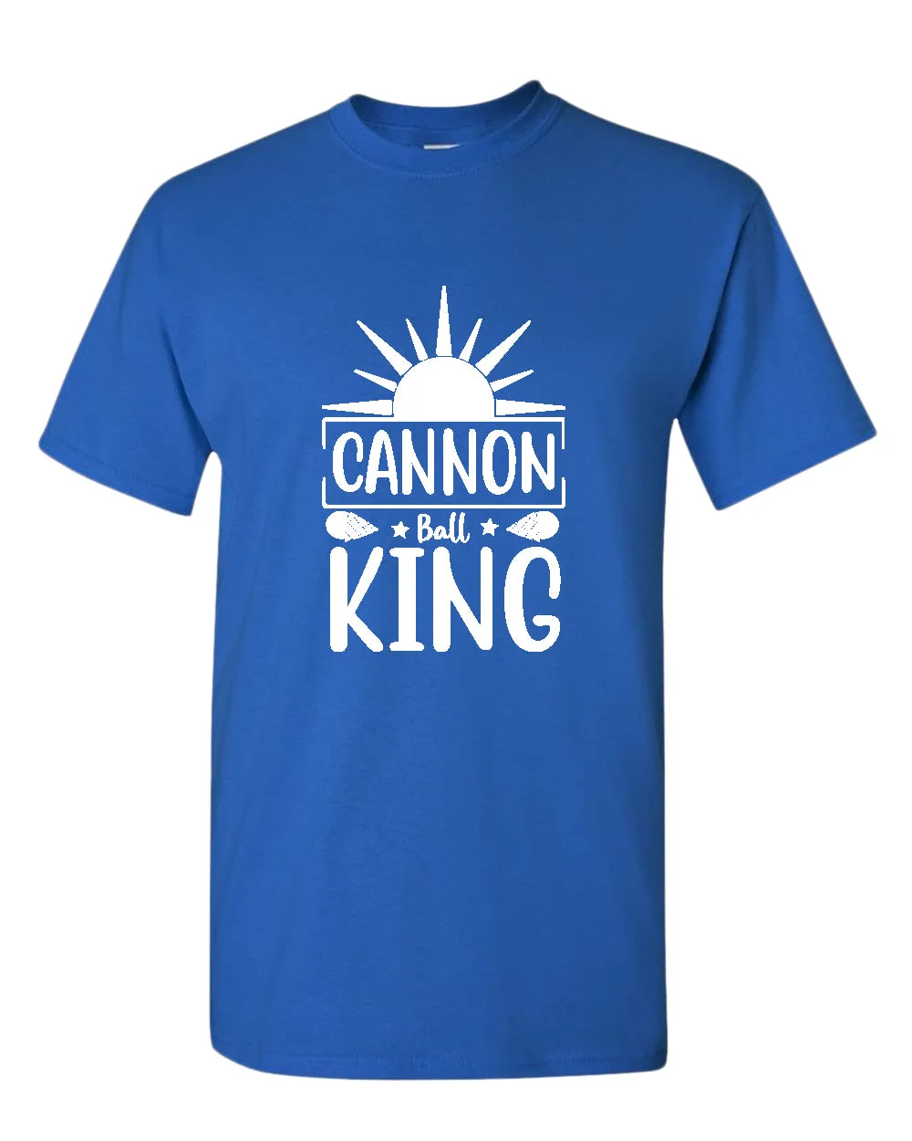 Cannon ball king t-shirt, summer t-shirt, beach party t-shirt