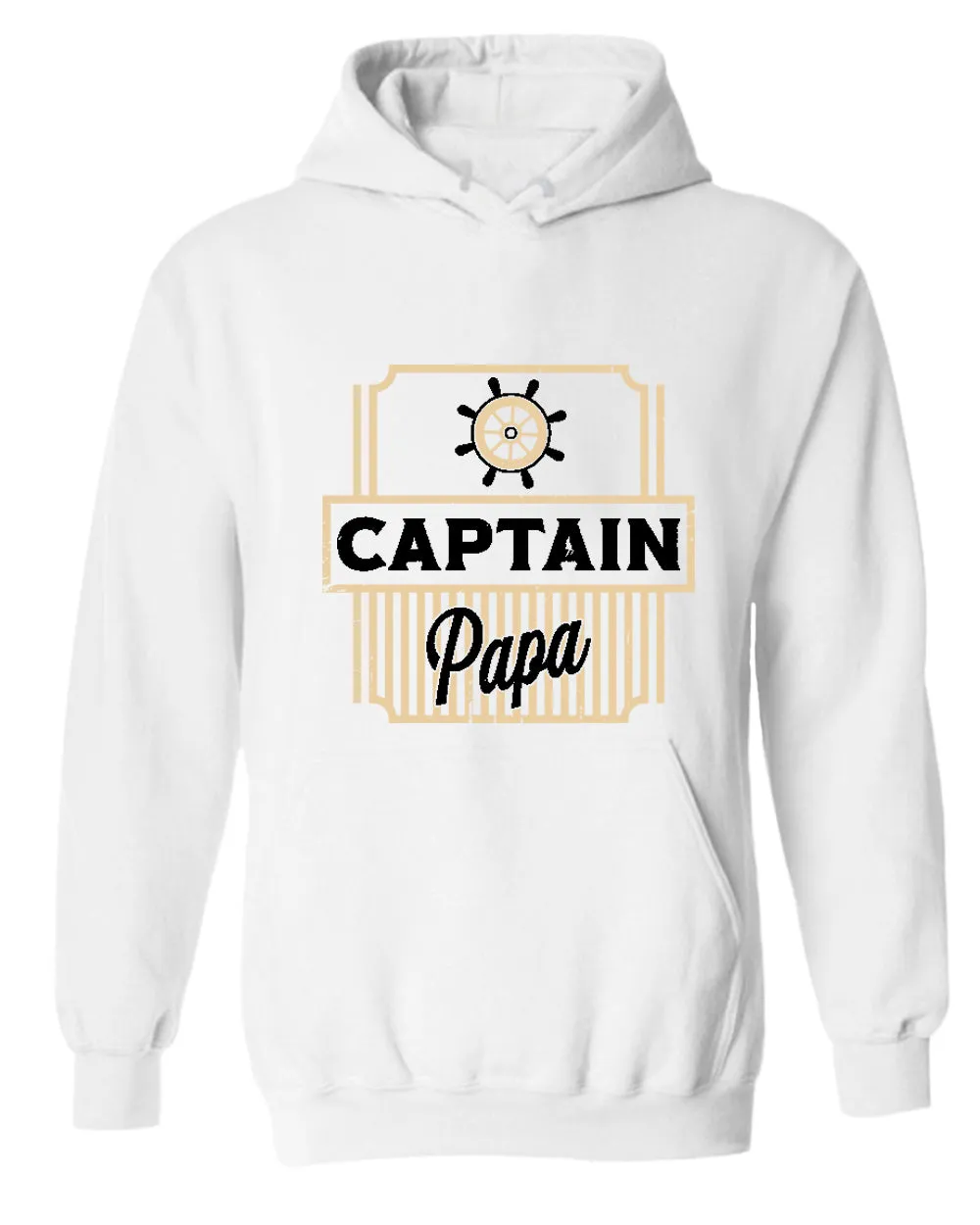 Captain papa hoodie, motivational hoodie, inspirational hoodies, casual hoodies