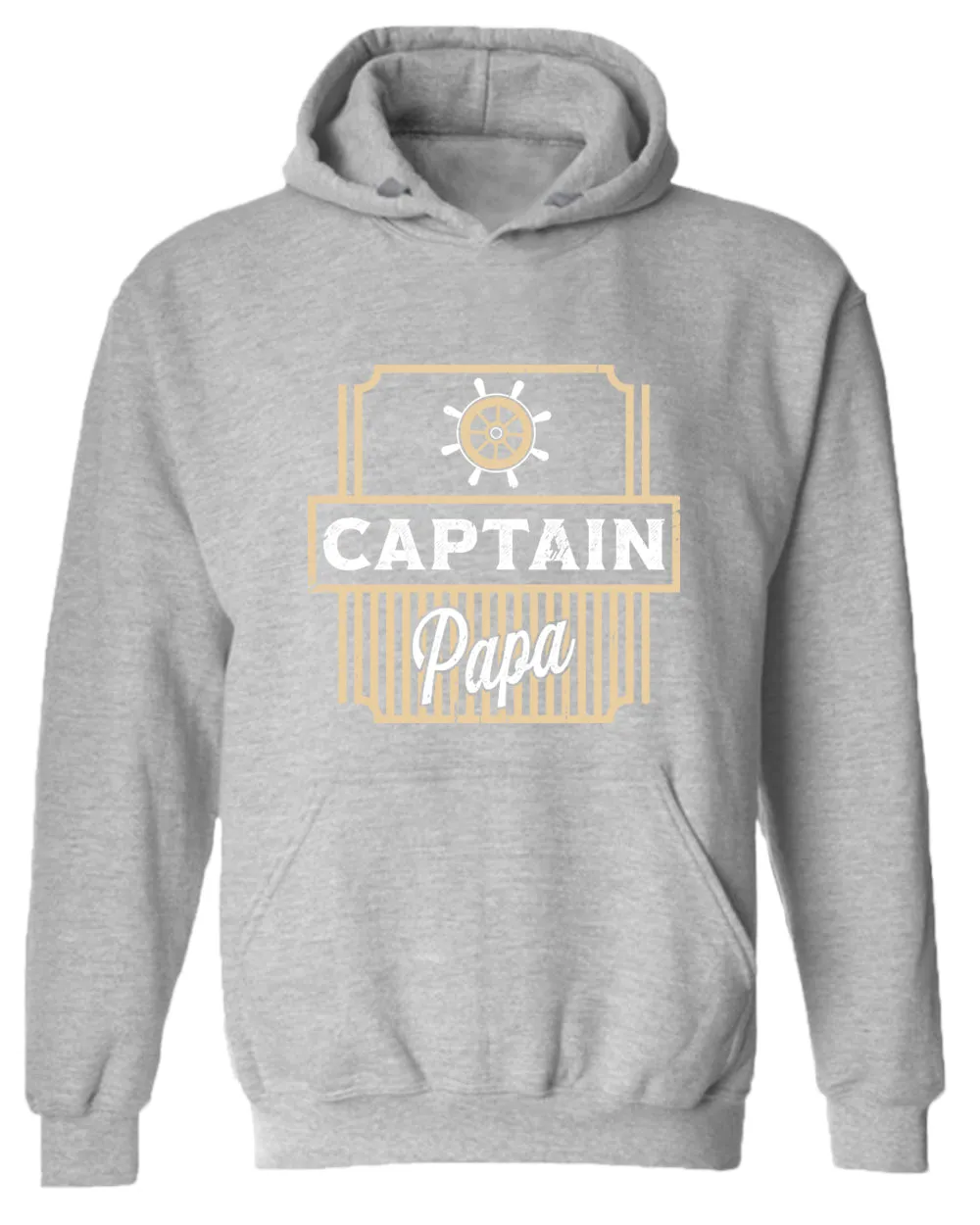 Captain papa hoodie, motivational hoodie, inspirational hoodies, casual hoodies