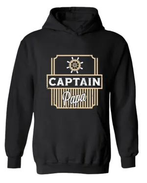 Captain papa hoodie, motivational hoodie, inspirational hoodies, casual hoodies