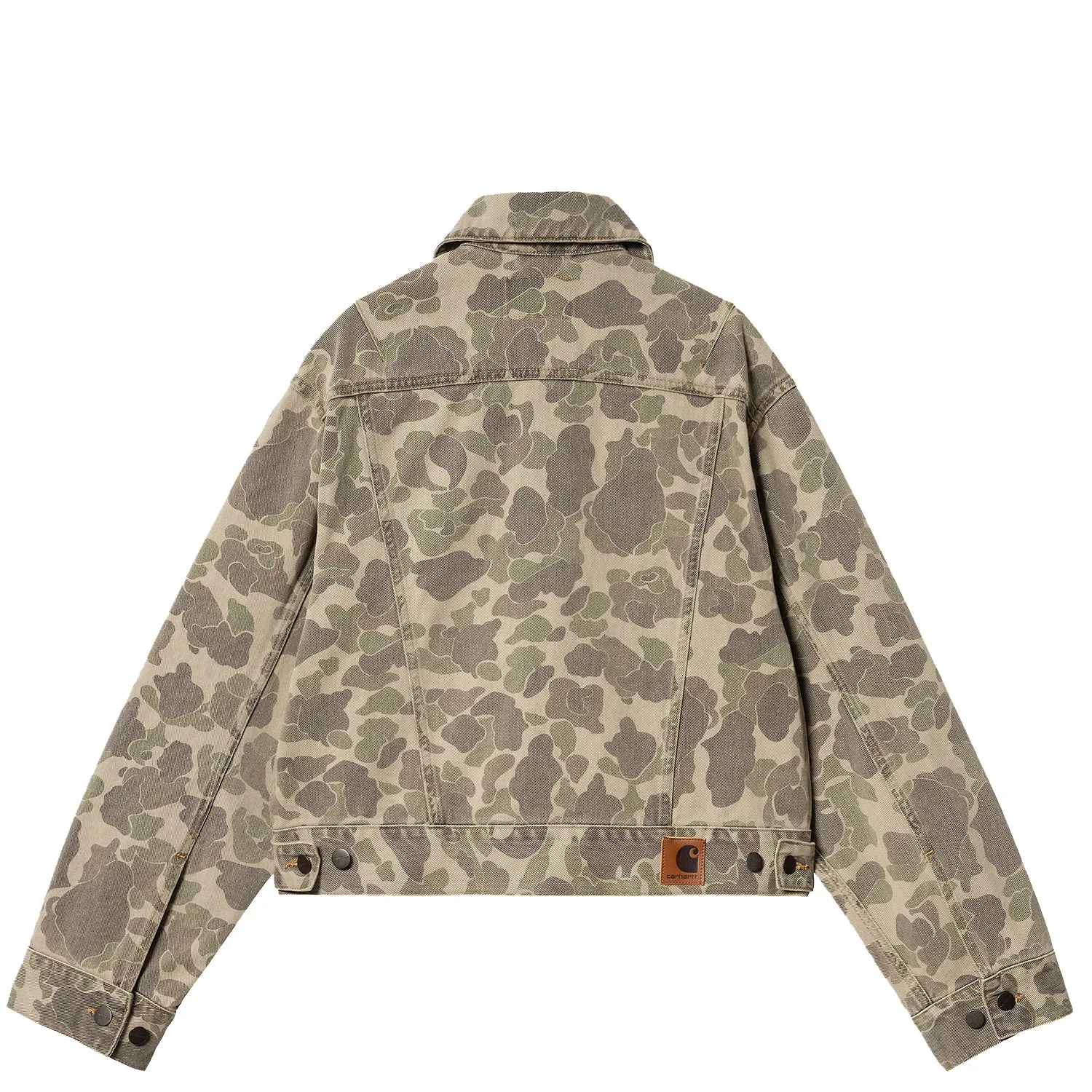 Carhartt WIP W'Duck Orell Jacket Camo Duck, Black Bleached