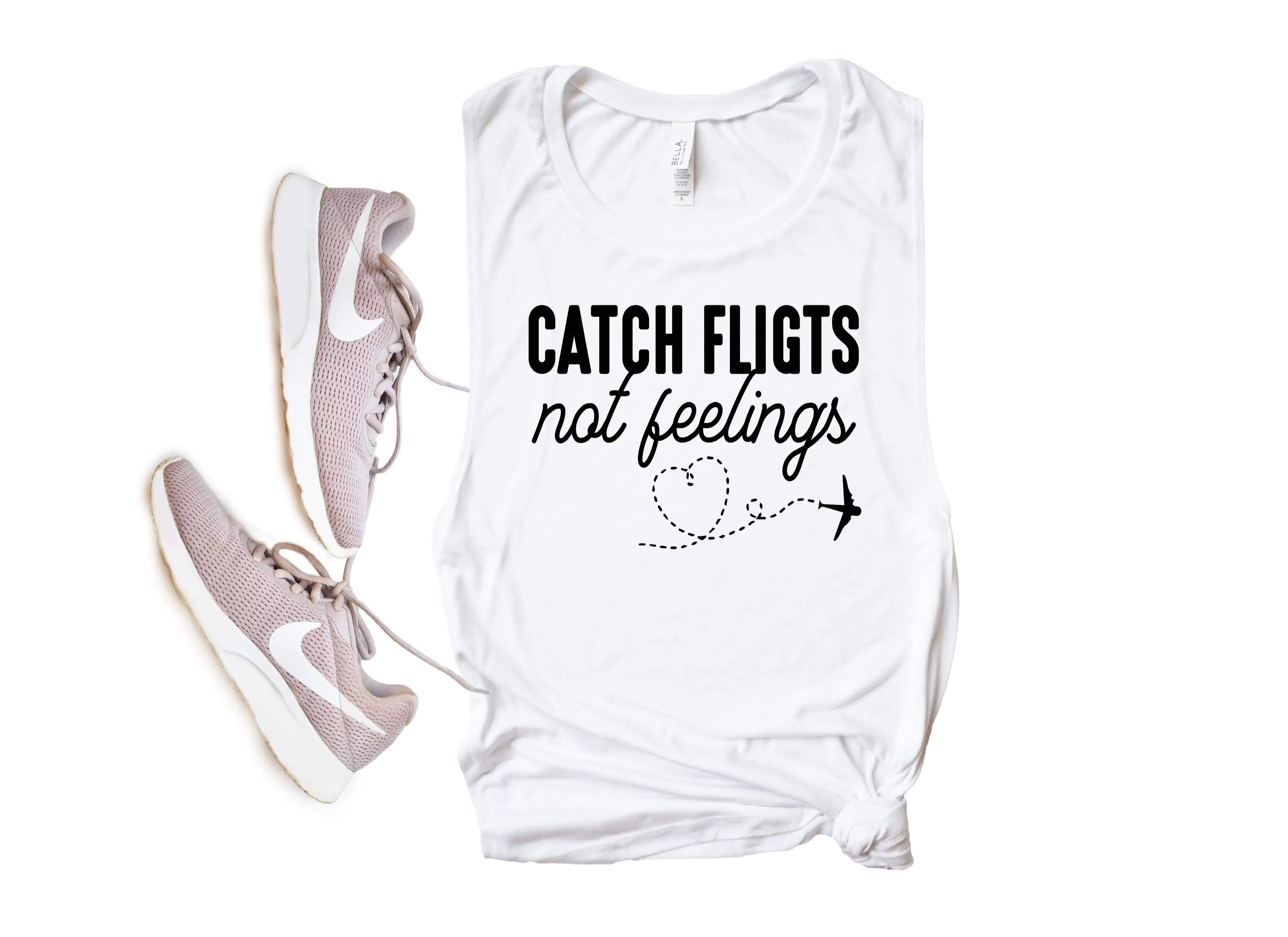 Catch Flights Not Feelings | Womens Yoga Tank
