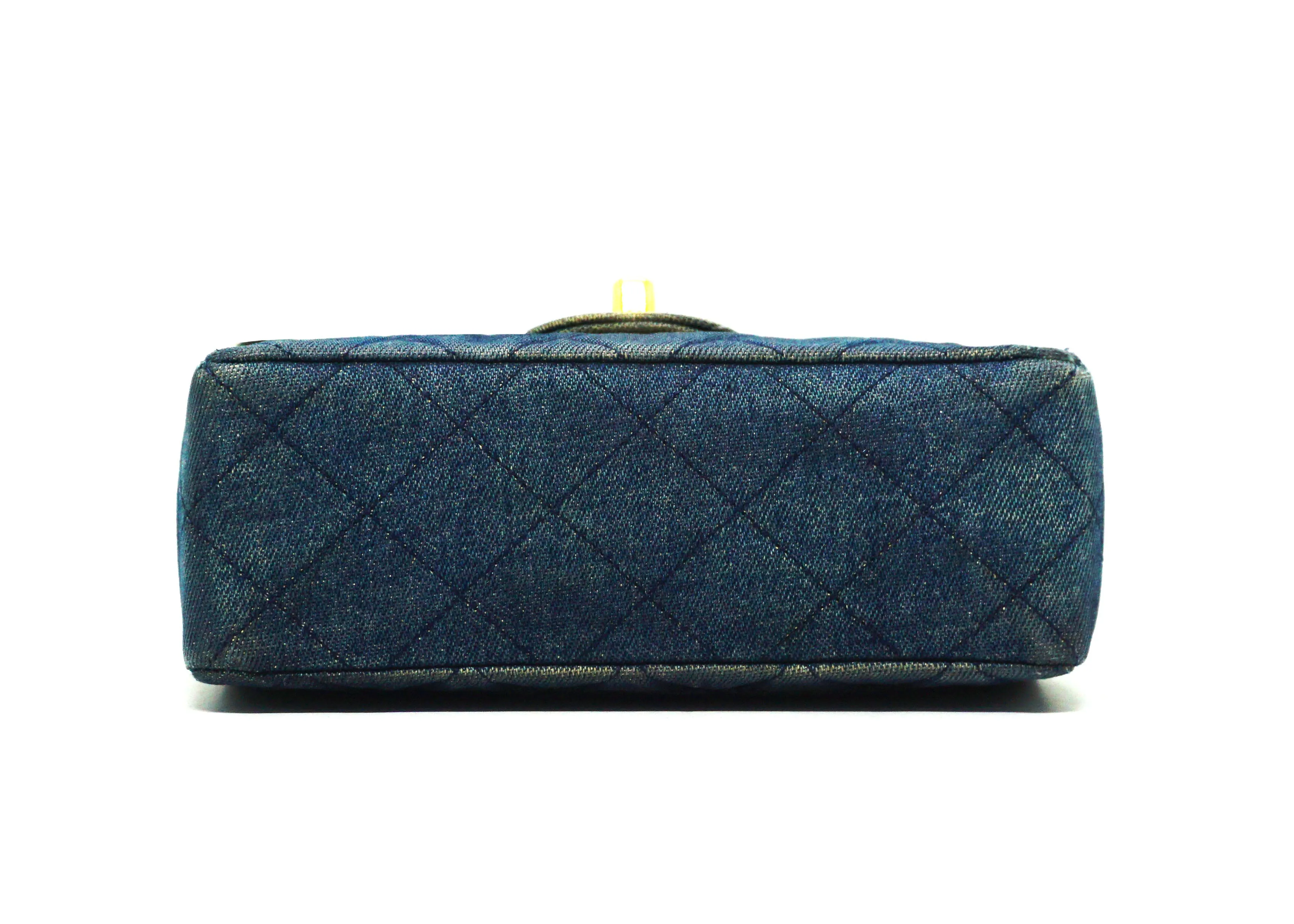 Chanel Vintage Rare Denim Classic Square Mini Flap