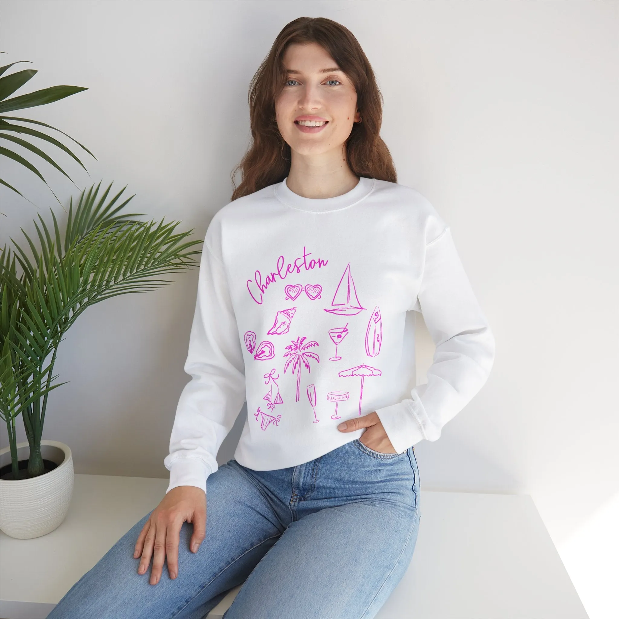 CHARLESTON IN PINK - Crewneck