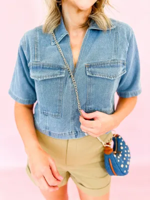 Classic Denim Top