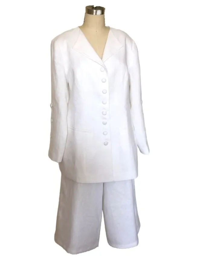 Classic Linen Jacket - Style #1901K (Coffee Bean)