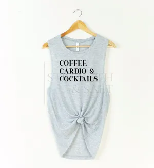 Coffee and Cardio Muscle Tank