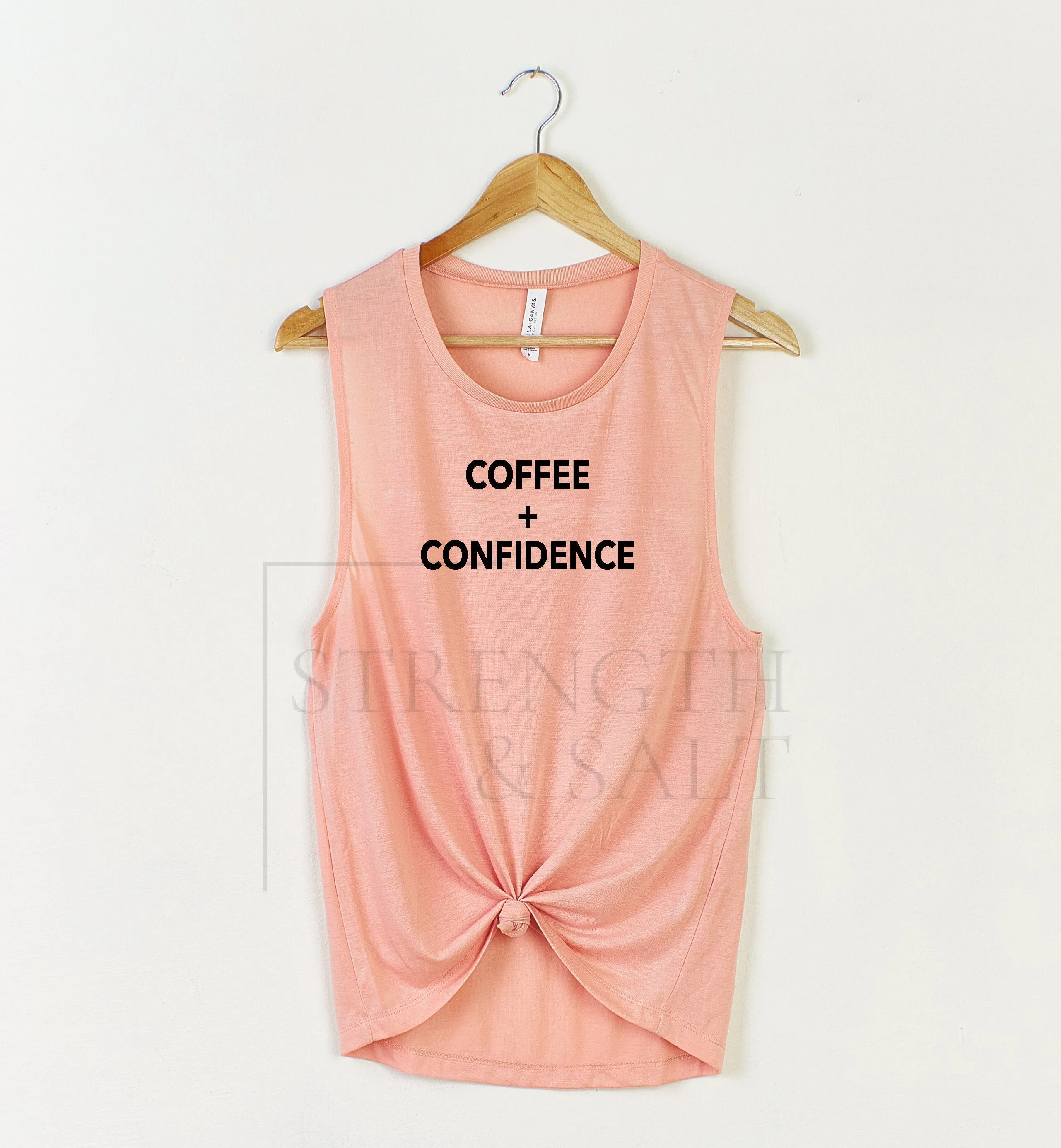 Coffee   Confidence Muscle Tank