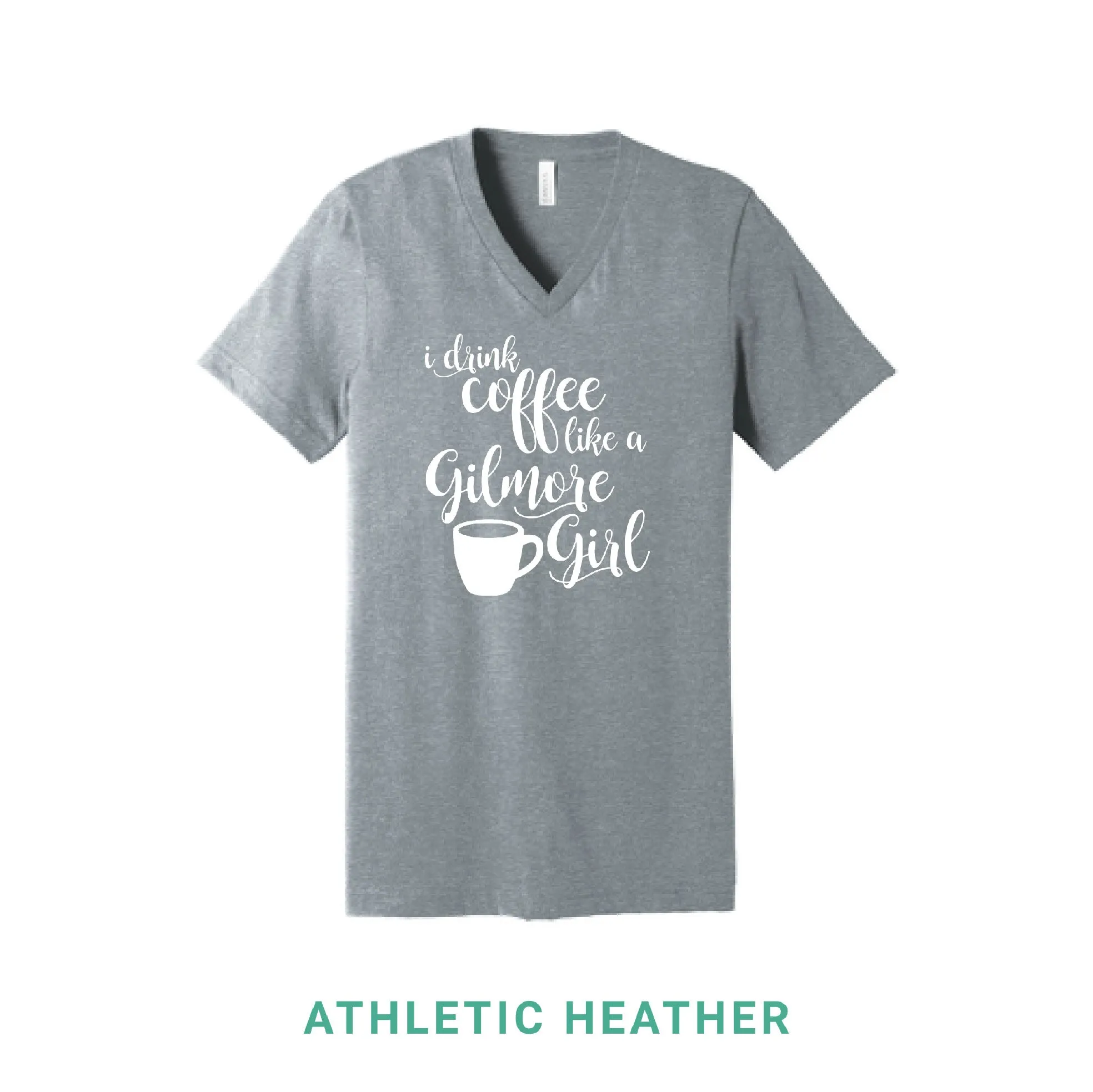 Coffee Like A Gilmore Girl V Neck T-Shirt