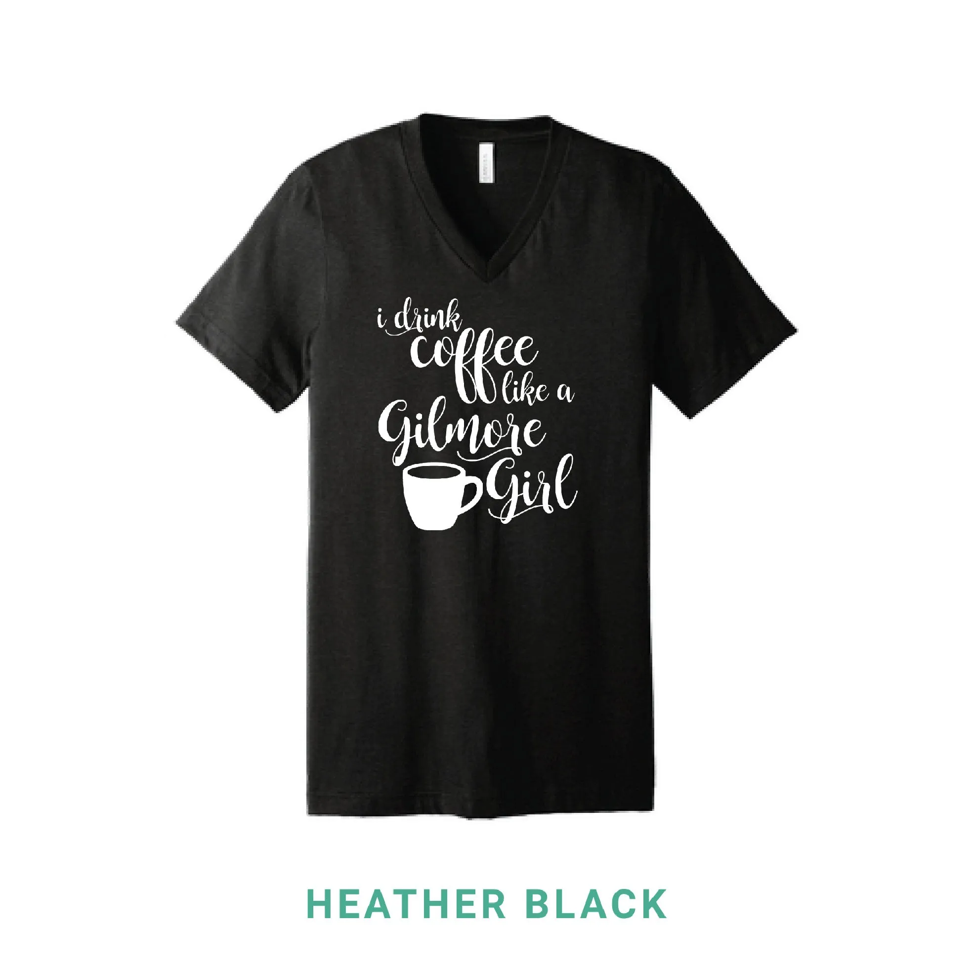Coffee Like A Gilmore Girl V Neck T-Shirt