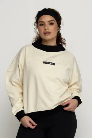 Contrast Mockneck