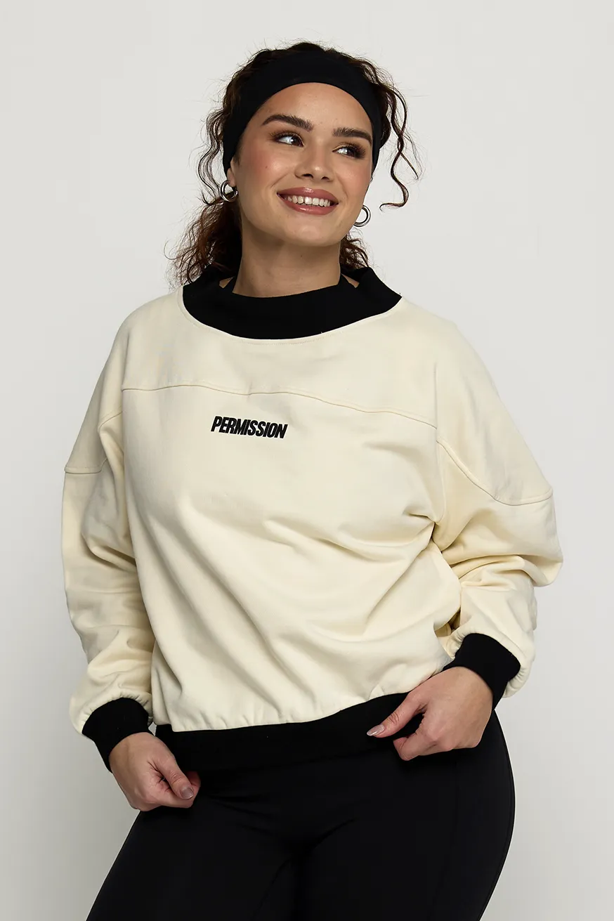 Contrast Mockneck