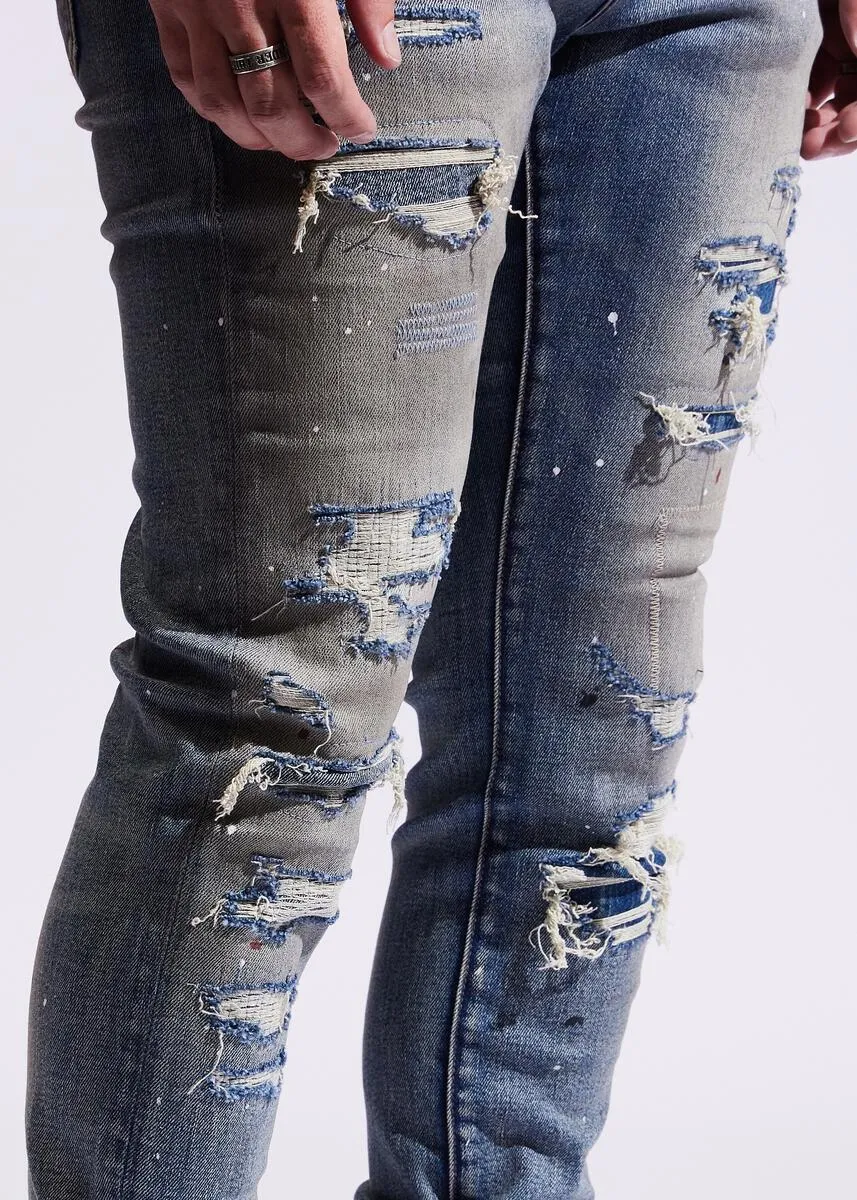 Crysp Denim Atlantic Distressed Indigo